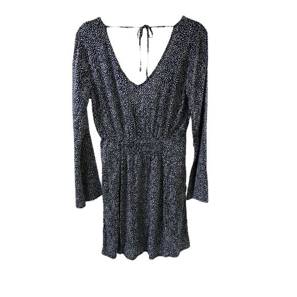 Roxy NWT Navy White Polka Dot Mini Dress Size XS - Picture 2 of 8